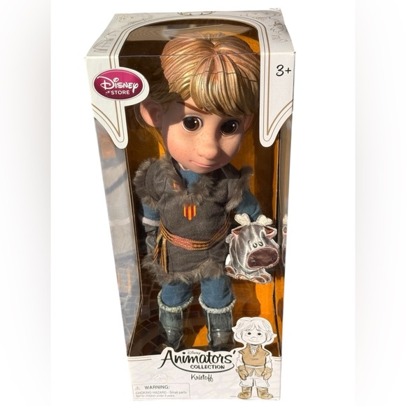 NEW! Disney Animators' Collection 16" Kristoff Doll From Frozen Comes W Sven - Picture 1 of 13